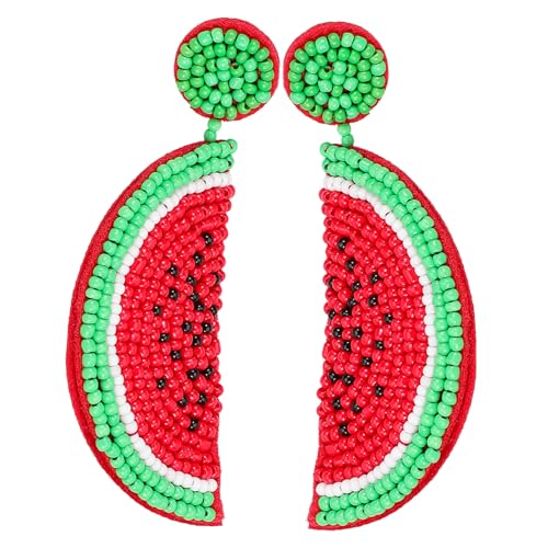 TOGEVAL 1Paar Obstohrringe Wassermelonen Ohrhänger Hochwertigem Material für Partys Modenschauen oder Modisches Design für Stilbewusste Damen TOGEVAL 1Paar Obstohrringe Wassermelonen Ohrhänger Hochwertigem Material für Partys Modenschauen oder Modisches Design für Stilbewusste Damen von TOGEVAL