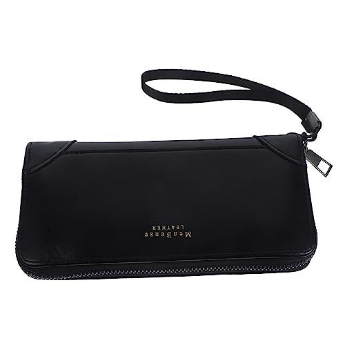 TOGEVAL Pu-geldbörse Für Männer Mit Reißverschluss Lange Kartengeldbörse Modische Handtasche Mit Großer Kapazität Für Herren Leicht Zu Reinigen Und Kratzfest von TOGEVAL