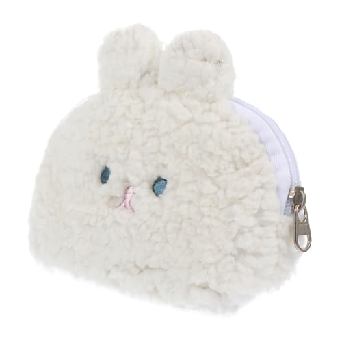 TOGEVAL Kleiner Geldbörse Kaninchen Münztasche Aus Baumwolle Süßer Lippenstiftbeutel Für Damen Kreative Münztasche Für Reisen Schule Und Alltag Niedliches Design von TOGEVAL