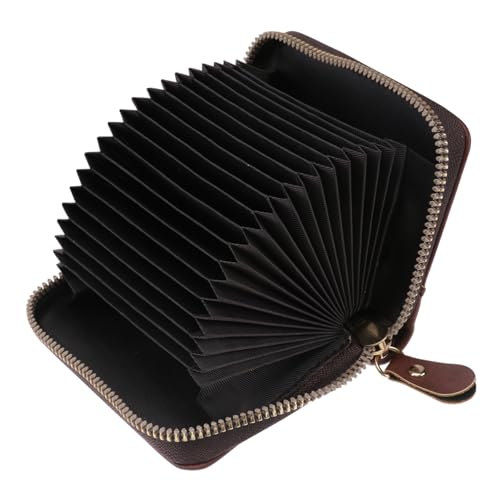 TOGEVAL 1Stk zusammenklappbare Brieftasche ABC wickeltasche packetbandrollen kaffeevollautonat Caffe Herren schlanke Geldbörse Brieftasche für Herren geldbörse für männer Münzfach Coffee von TOGEVAL