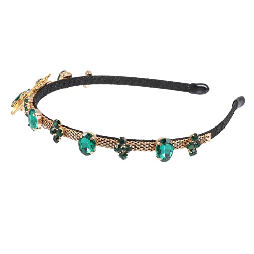 TOGEVAL Barock Stil Haarschmuck Mit Funkelnden Rhinestones Haarband Für Damen Für Hochzeiten Partys Und Alltag von TOGEVAL