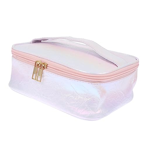 TOGEVAL 1Stück PVC Kosmetiktasche Wasserdichter Make Up Organizer für Reisen und Camping Einfache Langlebiges Material Dekorative Aufbewahrungstasche für Damen und Herren TOGEVAL 1Stück PVC Kosmetiktasche Wasserdichter Make Up Organizer für Reisen und Camping Einfache Langlebiges Material Dekorative Aufbewahrungstasche für Damen und Herren von TOGEVAL