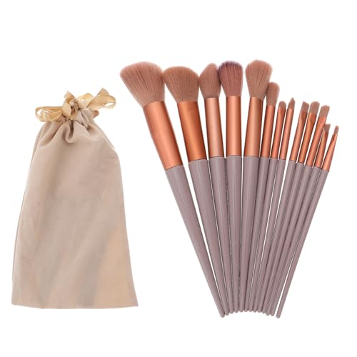 TOGEVAL 1satz Teiliges Kosmetikpinsel Puder Blush Und Eyeshadow Inklusive Stylischem Stoffbeutel Für Frauen Make-up-tool Für Professionellen Und Täglichen Gebrauch von TOGEVAL