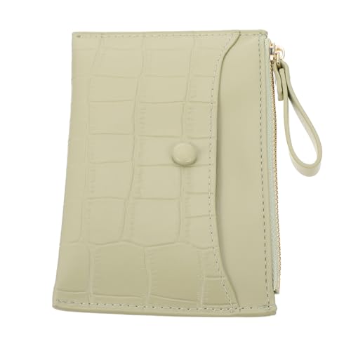 TOGEVAL Mini-reißverschluss-geldbörse Aus Pu Mit Separatem Fach Kleingeld-aufbewahrungs-geldbörse Für Karten Und Münzen Leicht Zu Reinigen von TOGEVAL