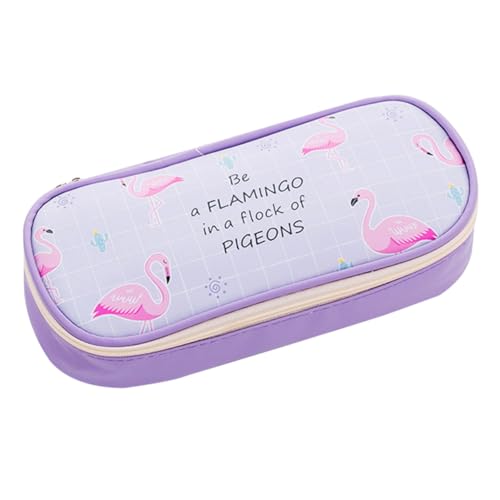 TOGEVAL 1stück Süße Pu Cartoon Tier Federmäppchen Große Kapazität Stiftetui Für Schule Und Büro Multifunktionale Aufbewahrungstasche von TOGEVAL