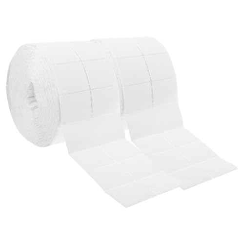 TOGEVAL 2 Rollen Nagelreinigungstücher Maniküre Entferner Papier Fusselfrei Hochsaugfähig Für Zuhause und Reise von TOGEVAL