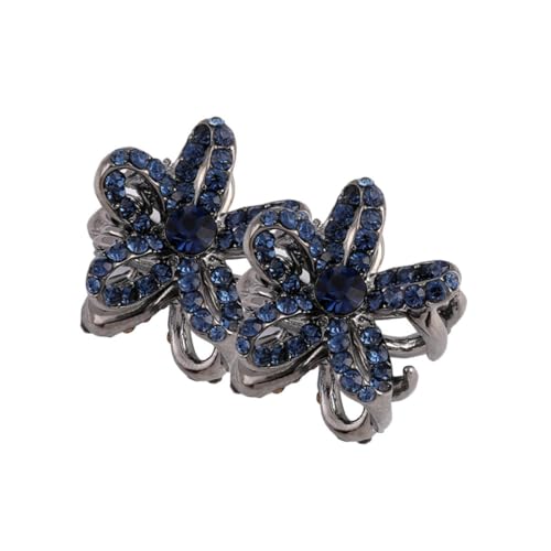 TOGEVAL 2 Stück Blumen Haarklammern Set Kleine Haarklips für Hochsteckfrisuren zur Kopfhaut Glatte Oberfläche Haaraccessoires für Damen und Mädchen von TOGEVAL