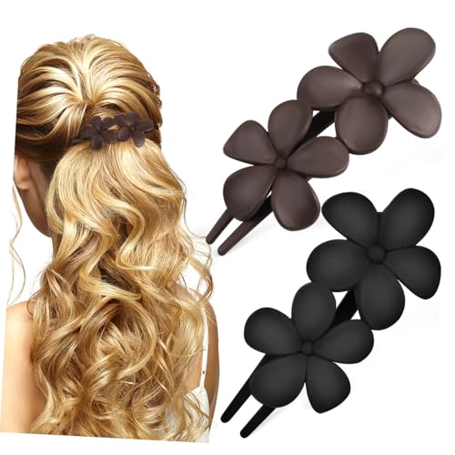 TOGEVAL 2 Stück Blumen Haarspangen und Haarklammern Leicht und Bequem Für Hochzeit Damen Festliche Frisuren von TOGEVAL