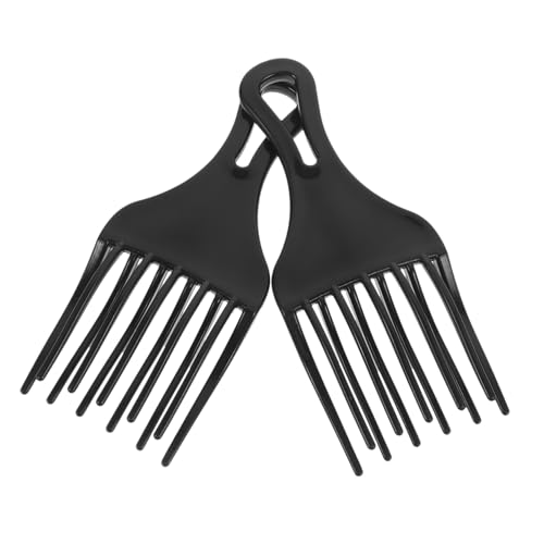 TOGEVAL 2 Stück Breitzahnkamm Professioneller Haarkamm für Männer zum Entwirren und Stylen von Langem Dickem Haar mit Glatten Polierten Zähnen für Sanfte Anwendung von TOGEVAL