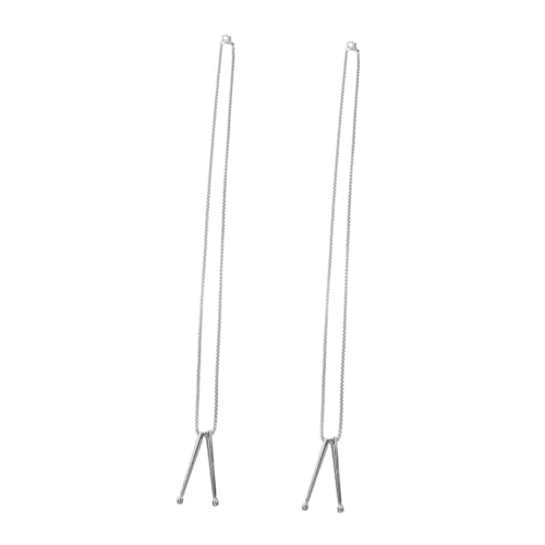 TOGEVAL 2stücke Metall Halskette Mit Drum Stick Anhänger Für Damen Musikalischer Schmuck Halskette Mit Anhänger Für Verschiedene Anlässe von TOGEVAL