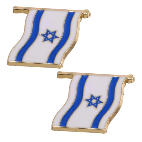 TOGEVAL 2 Stück Israelische Flaggen Anstecknadeln für Männer und Frauen Party Dekorationen Nationales Abzeichen Brosche Kreatives Souvenir für Veranstaltungen und Reisen TOGEVAL 2 Stück Israelische Flaggen Anstecknadeln für Männer und Frauen Party Dekorationen Nationales Abzeichen Brosche Kreatives Souvenir für Veranstaltungen und Reisen von TOGEVAL