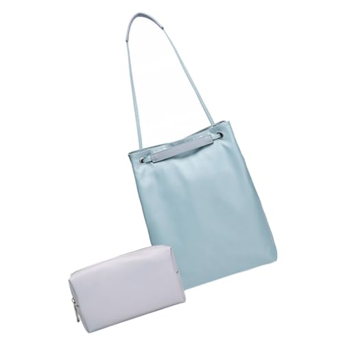 TOGEVAL 2 Stück Laptoptasche Teiliges Wasserabweisend Schultertasche und Handtasche Business Computer Tasche Kompatibel mit Macbook Praktischer Organizer für Damen und Herren von TOGEVAL