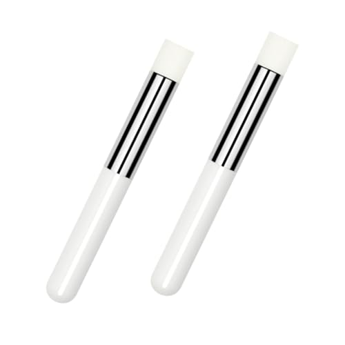 TOGEVAL 2 Stück Lip Smudging Brush Teilig Concealer Lippenpinsel Makeup Tools für Frauen Mädchen Kompakt Leicht zum Verblenden für Präzises Lippen Make Up Portable Kosmetikpinsel von TOGEVAL