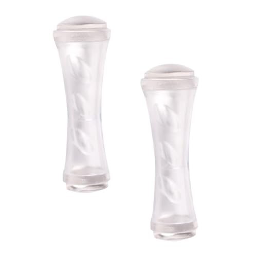 TOGEVAL 2 Stück Nagel Stempel Dualkopf Silikon Nagel Stamping Tool Maniküre DIY Prägeschablone für Präzise Nageldesigns Langlebig und Geeignet für Studio und Heimgebrauch von TOGEVAL