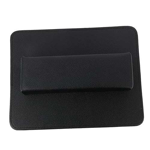 TOGEVAL 2 Stück Nagelkissen Pu Leder Handauflage Für Nail Art Maniküre Pflege Arm Handgelenk Kissen Schwarz Waschbar Professionelles Zubehör Für Nagelstudios Und Zuhause von TOGEVAL