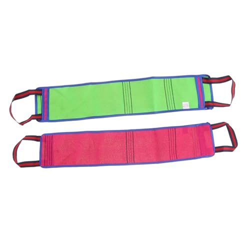 TOGEVAL 2 Stück Rückenpeeling Handtuch für Effektive Körperreinigung Doppelseitige Dicke Waschlappen für Schäumende Hygiene und Sanfte Massage für Duschen und Wellness Zufällige Farbe von TOGEVAL