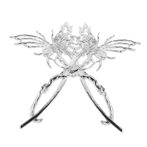 TOGEVAL 2stücke Große Dekorative Schmetterlings-haarspange Aus Legierung Geeignet Für Lange Haare Elegantes Haarschmuck-accessoire Für Damen Für Alltags Und Partystyling von TOGEVAL