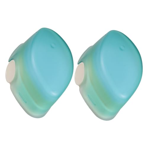 TOGEVAL 2 Stück Sonnencreme Applikator Weiche Hautfreundliche Lotion Pinsel für Empfindliche Haut Bunter Make up Puderpinsel Einfach zu Benutzen für Sonnenschutz und Foundation von TOGEVAL