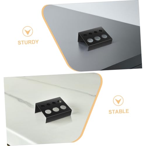 TOGEVAL 2 Stück Tattoo Pigmenthalter Rechteckiger Starker Metallständer Tattoo Ink Cap Organizer Platzsparend Robuster Farbehälter für Make Up und Zubehör von TOGEVAL