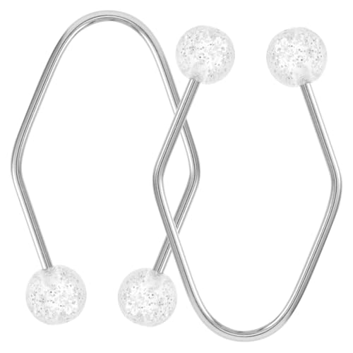 TOGEVAL 2 Stück Teiliges Gesichts Übungsgerät aus Edelstahl Dimple Trainer für Natürliche Wangen Grübchentrainer Kompakt Leicht Modisch für Damen und Herren zur Effektiven Gesichtsmassage von TOGEVAL