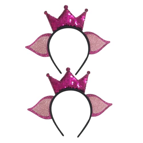 TOGEVAL 2 Stück Teiliges Stirnband mit Dekorativen Haarreifen Leicht und Bequem für Mädchen Festliches Cosplay Accessoire mit Lustigem Tierkreiszeichen Schwein Geeignet für Partys und von TOGEVAL