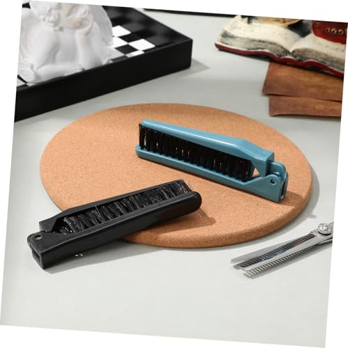 TOGEVAL 2 Stück Tragbarer Faltbarer Haarkamm Kompakter Professioneller Friseur Kamm für Reisen und Styling Hautfreundliches Material Langlebiges Design Geeignet für Damen und Herren von TOGEVAL