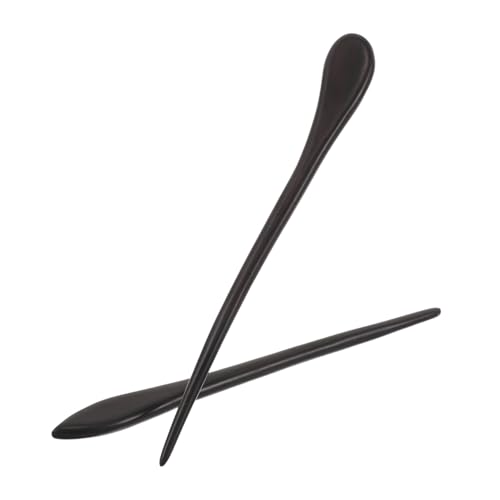 TOGEVAL 2 Stücke Handgefertigte Holz Haarstäbe mit Dangle Tassel Chinesischer Stil Haarnadel für Frauen Sanft zum Haar Traditioneller Haarschmuck für Hanfu Vintage Cosplay und Stilvolle von TOGEVAL