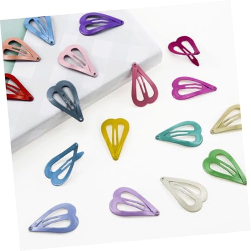 TOGEVAL 20 Stück Bunte Metall Haarspangen für Mädchen und Haustiere Langlebige Bobby Pins Rutschfeste Haarklammern für Feines Haar und Festlichen Haarschmuck Zufällige Zufällige Farbe von TOGEVAL