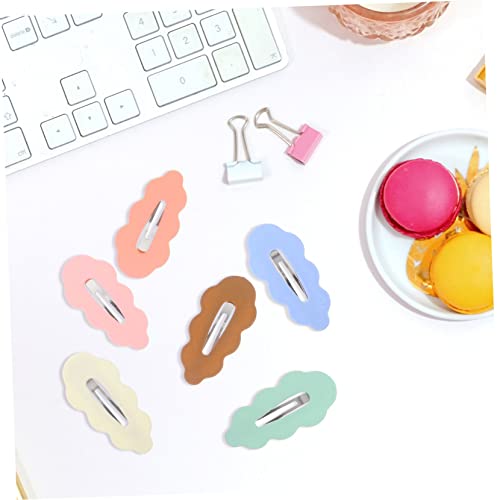 TOGEVAL 20 Stück Teiliges Haarspangen Wolkenform Snap Clips für Mädchen und Damen Leichte Langlebige Haarklammern Schonend für das Haar Bunte Candy farben für Alltag Geburtstag Cosplay von TOGEVAL