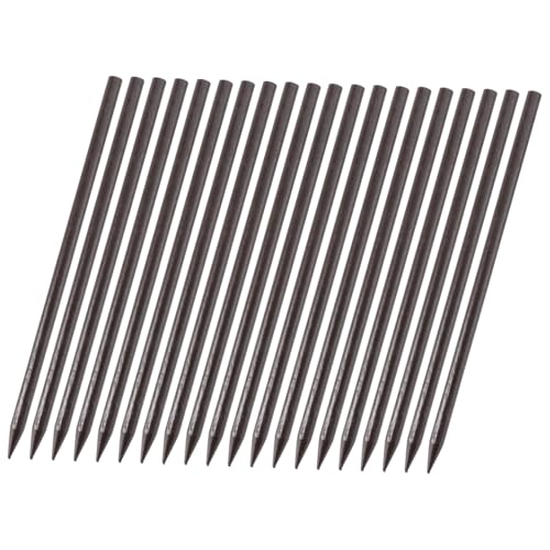 TOGEVAL 20 Stück Teiliges Holz Haarstäbchen Glatte Zulaufende Haarnadeln für Frauen Natürliche Umweltfreundliche Haarstäbe Angenehm zu Tragen als Stilvolles Haaraccessoire von TOGEVAL