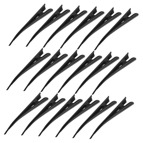 TOGEVAL 20 Stück Teiliges Schwarzes Duckbill Haarclip- Mattierte Metall Haarklammern mit Spitzem Griff für Damen Rutschfeste Alligator Clips Vielseitig für Styling Party Alltag und DIY TOGEVAL 20 Stück Teiliges Schwarzes Duckbill Haarclip- Mattierte Metall Haarklammern mit Spitzem Griff für Damen Rutschfeste Alligator Clips Vielseitig für Styling Party Alltag und DIY von TOGEVAL
