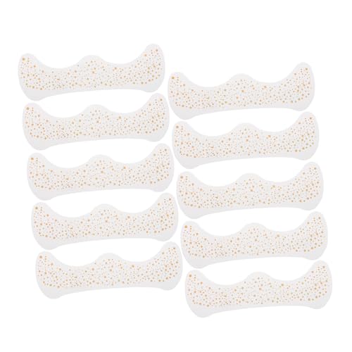 TOGEVAL 20 Stück Wasserfeste Hautfreundliche Glitzer Freckle Makeup Sticker Natürliche Spielerische Gesichtspatches für Frauen Schnelles Auftragen für Party und Festival Make Up von TOGEVAL