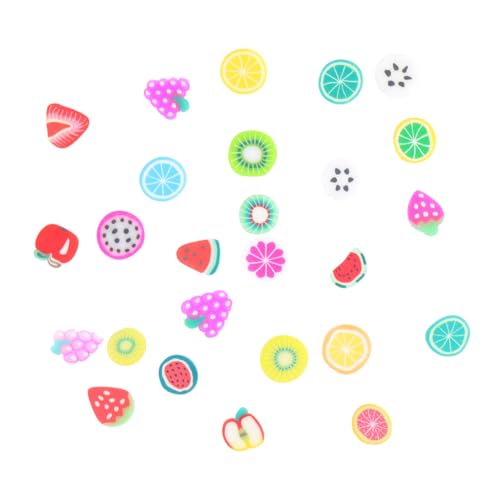 TOGEVAL 2000 Stück Obstscheiben Nageldekorationen DIY Nail Art Zubehör Langlebig Sicher für Fingernägel Gesicht Make Up Bastelbedarf Geschenkidee von TOGEVAL