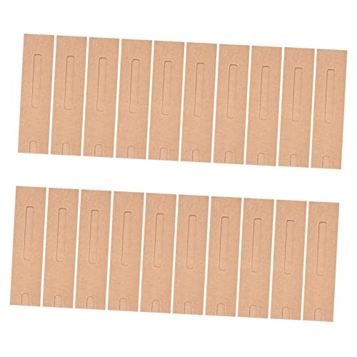 TOGEVAL 20Stücke Kraftpapier Stiftverpackungshülsen mit Sichtfenster Elegante und Langlebige Etuis für Bürobedarf als Geschenkverpackung für Stifte und Schreibutensilien TOGEVAL 20Stücke Kraftpapier Stiftverpackungshülsen mit Sichtfenster Elegante und Langlebige Etuis für Bürobedarf als Geschenkverpackung für Stifte und Schreibutensilien von TOGEVAL