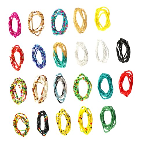 TOGEVAL 22pcs Elastic Creative Taillengürtel Performance Chain Chain Für von TOGEVAL