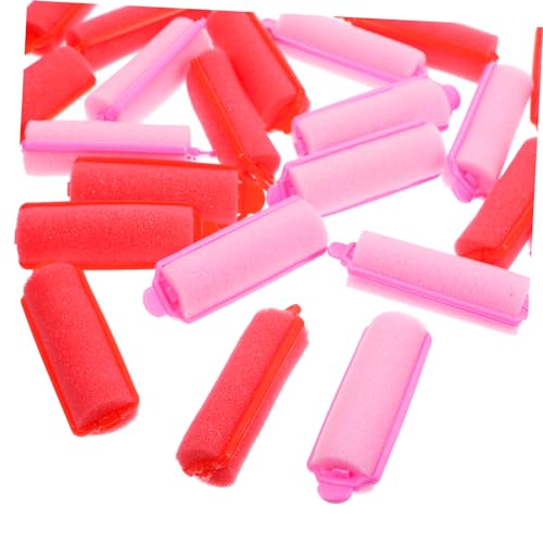 TOGEVAL 24stücke Haarroller Aus Schwamm Für Frauen Diy Lockenwickler Für Lockiges Haar Lockenwickler Mit Clip Für Einfache Anwendung Weniger Haarschäden von TOGEVAL