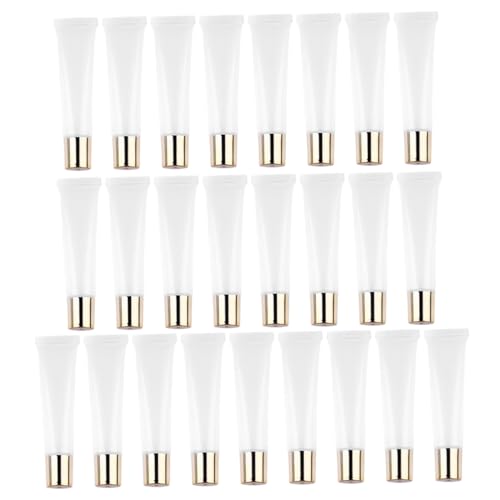 TOGEVAL 25 Stücke Klare Lipgloss Quetschtuben 15ml Leere Lippenbalsam Behälter für Selbstgemacht Kosmetik Transparent aus Kunststoff für Lotionen und Make Up Entferner TOGEVAL 25 Stücke Klare Lipgloss Quetschtuben 15ml Leere Lippenbalsam Behälter für Selbstgemacht Kosmetik Transparent aus Kunststoff für Lotionen und Make Up Entferner von TOGEVAL