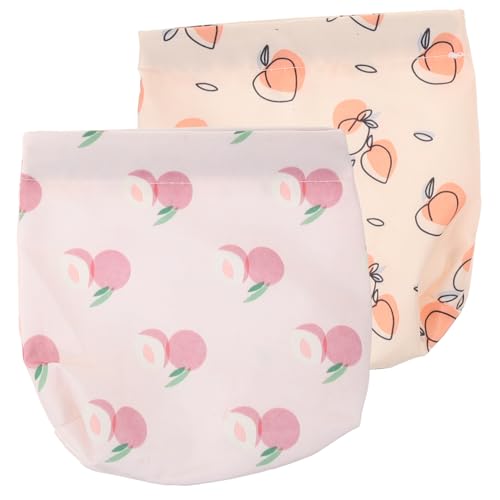 TOGEVAL 2stücke Kosmetiktaschen wasserdichte Makeup Organizer Für Frauen Für Reisen Lippenstift Und Münzen Handliche Aufbewahrungstaschen Nude von TOGEVAL