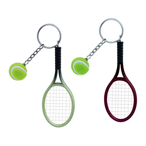 TOGEVAL Mini-tennisschläger- -schlüsselanhänger Für Tennis-enthusiasten von TOGEVAL