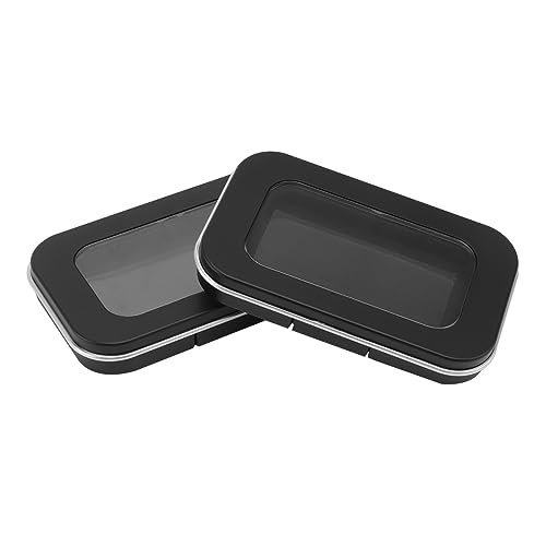 TOGEVAL 2Stücke Leere Lidschattenboxen Magnetische Make Up Paletten aus Kunststoff zur Praktischen Aufbewahrung Lidschatten für DIY Kosmetikorganisation von TOGEVAL