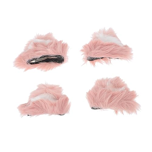 TOGEVAL 2paare Katzenohren Clips Für Junge Mädchen Erwachsene Mit Katzenohren Design Haarspangen Für Partys Hochzeiten Und Alltag in Attraktivem Stil von TOGEVAL