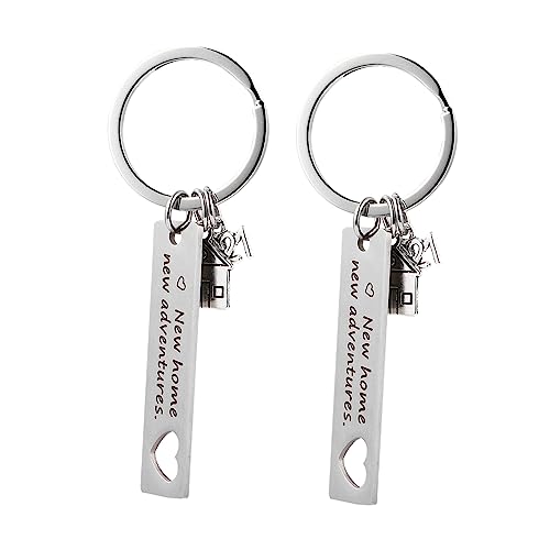 TOGEVAL 2st 2021 Schlüsselanhänger Neuer Abenteuer-schlüsselanhänger Puzzle-schmuck Für Paare Neue Abenteuer Schlüsselanhänger Einzugsgeschenk 2020 Schlüsselanhänger-anhänger Stahl von TOGEVAL