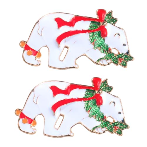 TOGEVAL 2stücke Weihnachtsbrosche Damen Bruststift Festliche Kleidung Accessoire Für Weihnachten Blinkende Brosche Für Festliche Anlässe Modisches Outfit Zubehör von TOGEVAL