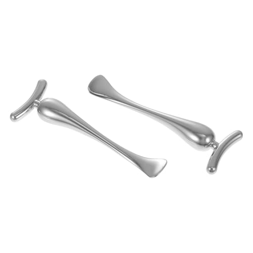 TOGEVAL 2stücke Augencreme-löffel Aus Zinklegierung Augenmassagegeräte Creme-einführstifte Für Hautpflege Tragbar Und Praktisch Für Unterwegs von TOGEVAL