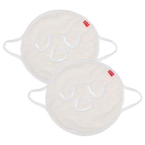 TOGEVAL 2 Stück Korallen Fleece Gesichts Handtuch Wiederverwendbar Feuchtigkeitsspendend für für Gesichtsbehandlungen Spa und Hautpflege von TOGEVAL