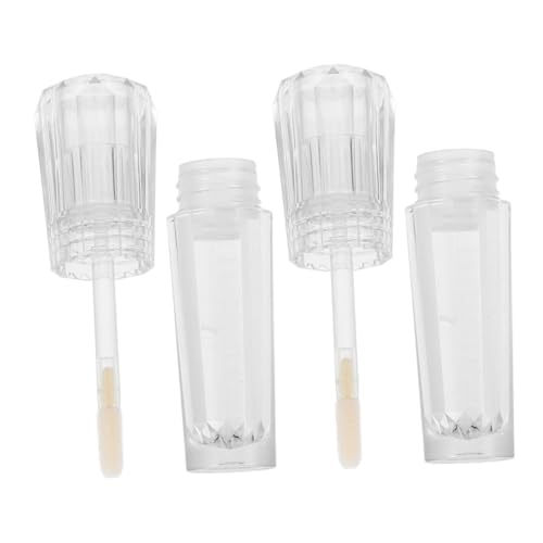 TOGEVAL 2stücke Lippenöl Behälter Nachfüllbare Auslaufsichere Flasche Für Lippen-glanz Und Flüssigen Lidschatten Für Reisen Und Schnelle Nachbesserungen von TOGEVAL