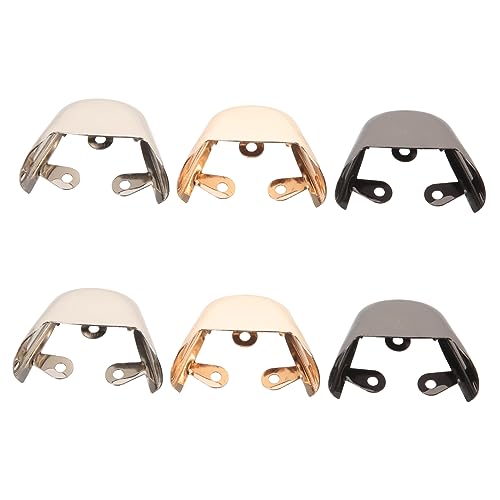 TOGEVAL 3 Paar Metall Absatzkappen für High Heels Fersenschutz Stiefelspitzenschutz Robust und Dekorativ für Damen Schuhschutz für Auftreten von TOGEVAL