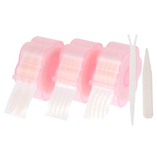 TOGEVAL 3 Rollen Unsichtbare Doppelte Augenlid Tape Selbstklebende Augenlid Aufkleber für Natürliches Make Up für und Mädchen Designs von TOGEVAL