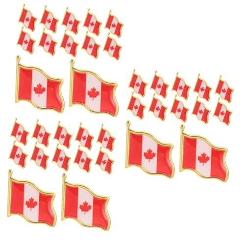 TOGEVAL 3 Sätze Flagge Brosche Metall Anstecker Nationalflagge Abzeichen Für Kleidung Anstecknadel Für Feiern Partys Und Zeremonien 25 Stück * 3 von TOGEVAL
