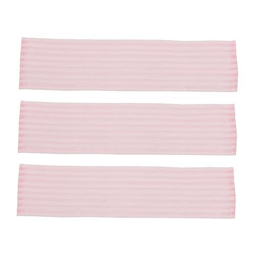 TOGEVAL 3 Stück Badetuch Peeling-Handtuch Körperwäscher Reinigungsmittel Rückenschrubber Peeling-Badehandschuhe schrubben Körperpeelenteil Rückenpeeling Peeling Handtücher Polyester Rosa von TOGEVAL